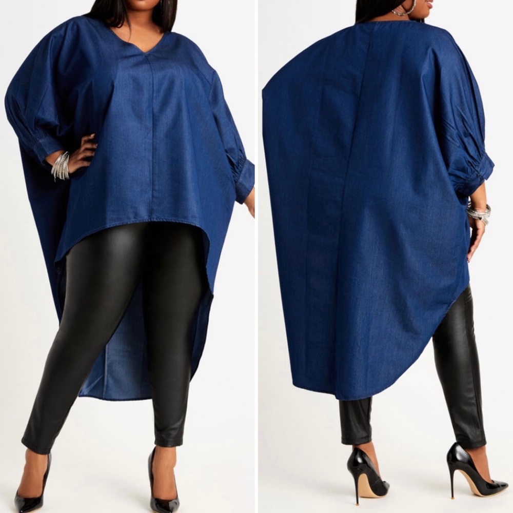 Dolman Sleeve High Low Top - Picture 1 of 5
